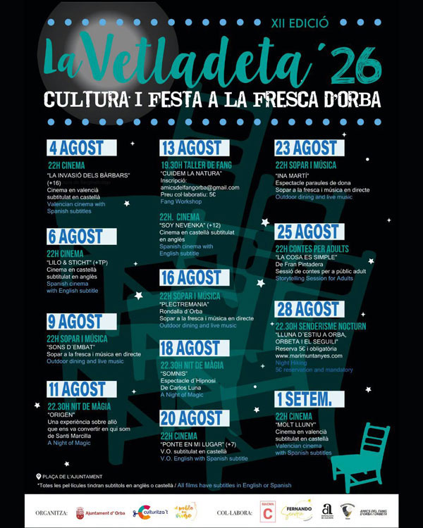 Orba Vetladeta 2026